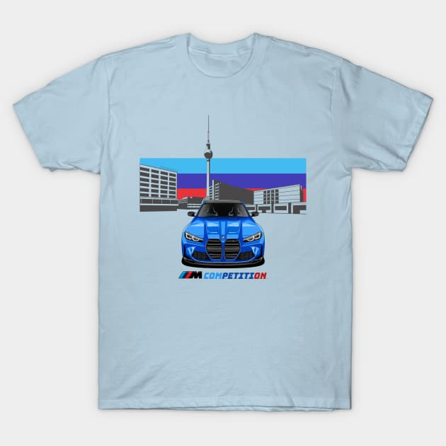 Competition (blue) T-Shirt by Rezall Revolution